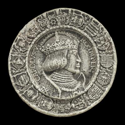 Image for Charles V, 1500-1558, King of Spain 1516-1556, Holy Roman Emperor 1519 [obverse]; Coats of Arms around Double-headed Eagle [reverse]
