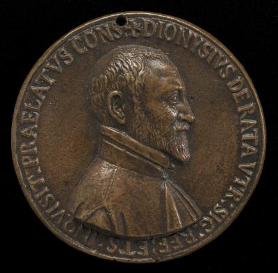 Image for Dionisio Ratta of Bologna, died 1597 [obverse]; Inscription [reverse]