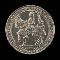 Image for Ferdinand I, 1503-1564, Archduke of Austria 1519, Emperor 1556 [obverse]; Eagle Displayed, Charged with Shield [reverse]
