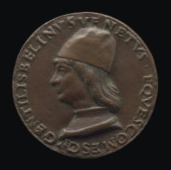 Image for Gentile Bellini, 1429-1507, Venetian Painter [obverse]; Incised Inscription [reverse]