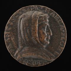 Image for Francesco Petrarca of Arezzo, 1304-1374, Poet [obverse]; Poetry Walking in a Wood [reverse]