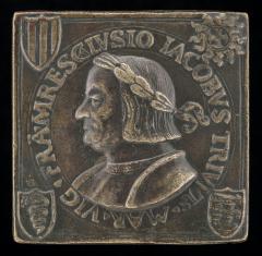 Image for Gian Giacomo Trivulzio, 1441-1518, Marshal of France 1499 [obverse]; Inscription [reverse]