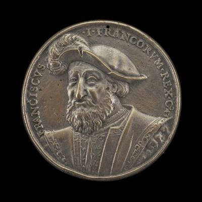 Image for François I, 1494-1547, King of France 1515 [obverse]; Salamander in Flames [reverse]
