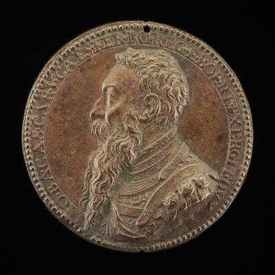 Image for Giambattista Castaldi, died 1562, Count Piadena, General of Charles V [obverse]; Castaldi in Armor and Other Figures [reverse]