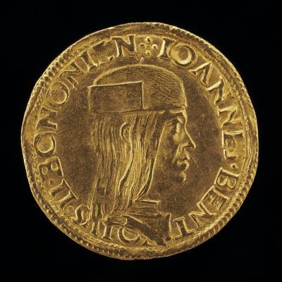 Image for Giovanni II Bentivoglio, 1443-1508, Lord of Bologna 1463-1506 [obverse]; Shield Surmounted by an Eagle [reverse]