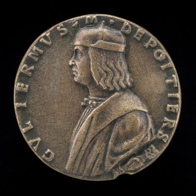 Image for Guillaume de Poitiers, died 1503, Marquis de Cotrone [obverse]; Mercury with a Female Figure [reverse]
