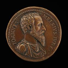 Image for Giovanni Mels, died 1559, Jurist [obverse]; Mels as Genius, Sacrificing [reverse]
