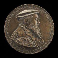 Image for Johann Fichard, 1512-1581, Syndic of Frankfurt am Main [obverse]; Elisabeth Grunenberger, born 1518, Wife of Johann Fichard 1539 [reverse]