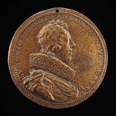 Image for Louis XIII, 1601-1643, King of France 1610 [obverse]; Anne of Austria, 1601-1666, Wife of King Louis XIII of France 1615 [reverse]