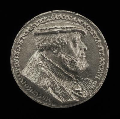 Image for Melchior von Osse, 1506-1557, Chancellor of Saxony [obverse]; Arms and Inscription [reverse]