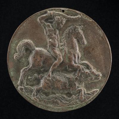 Image for Meleager on Horseback (Boar Hunting) [obverse]; Meleager on Horseback [reverse]