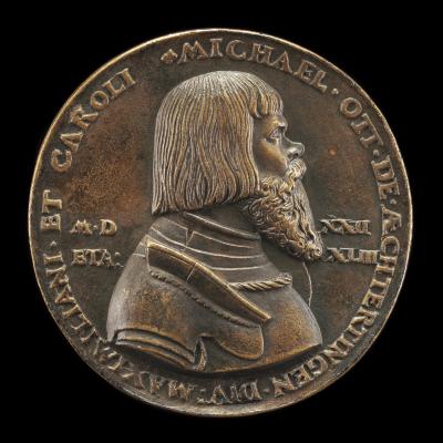 Image for Michael Ott von Aechterdingen, c. 1479-1532 [obverse]; Coat of Arms [reverse]
