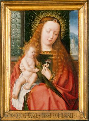 Image for The Madonna and Child with a Member of the Hillensberger Family