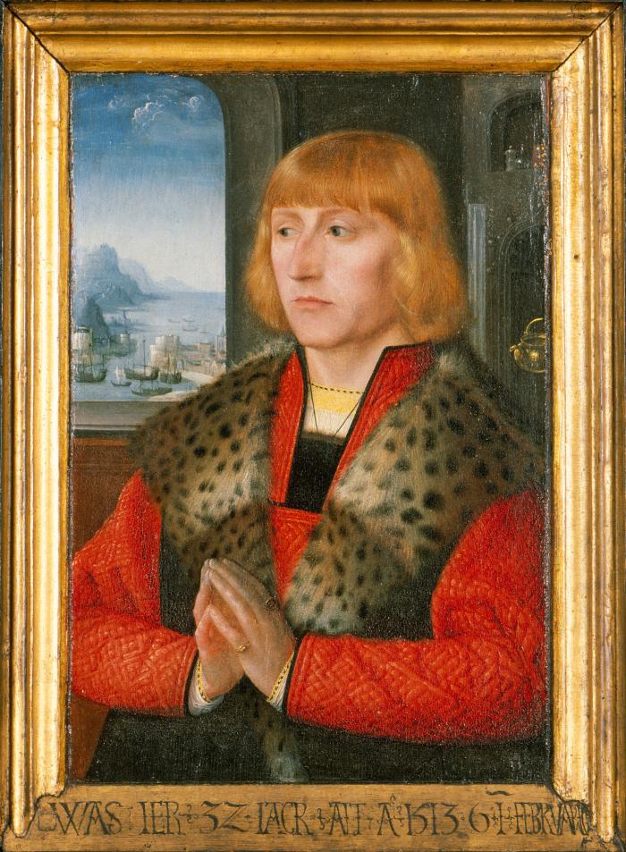 Image for The Madonna and Child with a Member of the Hillensberger Family