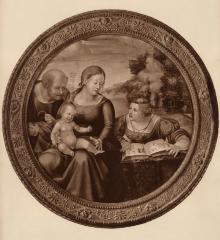 Image for Madonna and Child with Saint Joseph and Saint Catherine