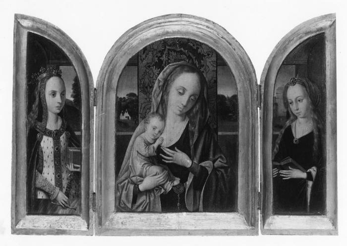 Image for Virgin and Child with Saint Catherine and Saint Barbara