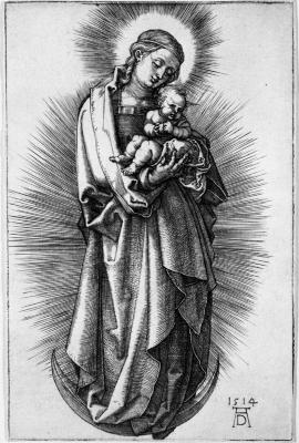 Image for Virgin and Child on a Crescent with a Diadem