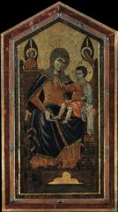 Image for The Virgin and Child Enthroned with Angels