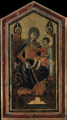 Image for The Virgin and Child Enthroned with Angels