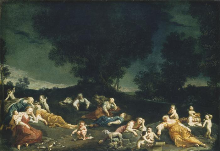 Image for Cupids Disarming Sleeping Nymphs