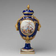 Image for Vase with cover (vase à gland) (one of a pair)