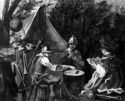 Image for Soldiers Playing Cards