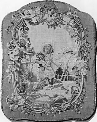 Image for Boy with Bagpipe (Firescreen panel with tapestry)