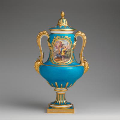 Image for Vase with cover (vase B de 1780) (one of a pair)