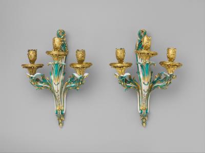 Image for Wall sconce (bras de cheminée) (one of a pair)