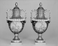 Image for Vase with cover (vase de coté de Paris) (one of a pair)
