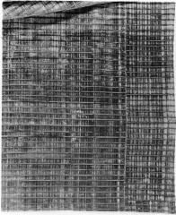 Image for Pile-on-pile out velvet panel of striped crimson