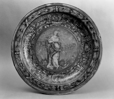 Image for Plate with Female Figure