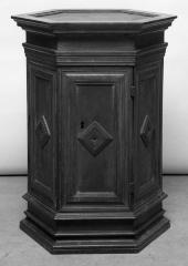 Image for Octagon base cabinet made of old walnut
