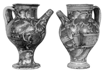 Image for Majolica Vase With Handles