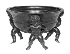 Image for Bowl supported by three Putti