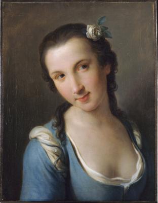 Image for Girl in a Blue Dress, A