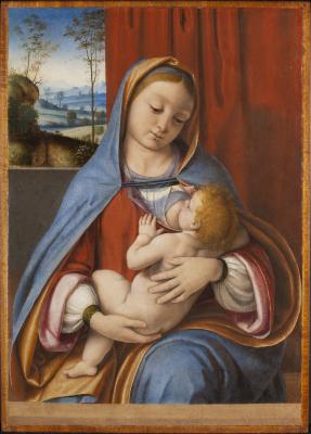 Image for Virgin Nursing with Christ Child (Maria Lactens)