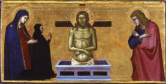 Image for Man of Sorrows with the Virgin Mary, Saint John and a Donor