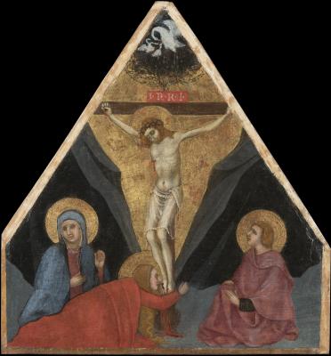 Image for The Crucifixion, with the Virgin, Mary Magdalene and Saint John the Evangelist