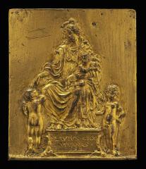 Image for Madonna and Child Enthroned with Two Angels