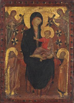 Image for Madonna and Child with Saint John the Baptist, Saint Peter, and Two Angels