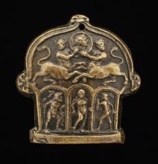 Image for Part of a Sword Pommel (Centaur Supporting Medallion; Venus Flanked by Mars and Hercules)