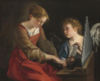 Image for Saint Cecilia and an Angel