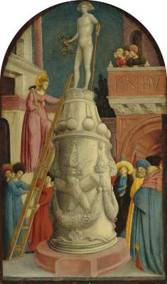 Image for Saint Apollonia Destroys a Pagan Idol