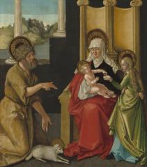 Image for Saint Anne with the Christ Child, the Virgin, and Saint John the Baptist