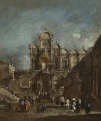 Image for Temporary Tribune in the Campo San Zanipolo, Venice